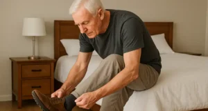 Se riesci a vestirti senza sederti potresti vivere più a lungo