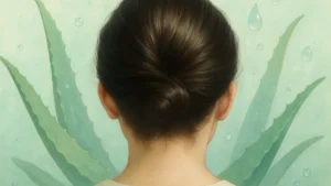 Persona con capelli sani grazie ai rimedi naturali per la dermatite seborroica